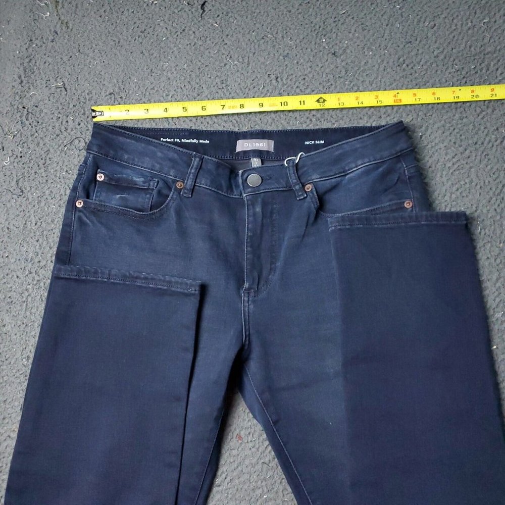 NEW DL1961 Nick Slim Denim Jeans Mens 31x34 Blue